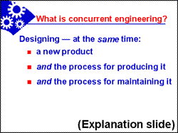 Sample presentation: explanation slide
